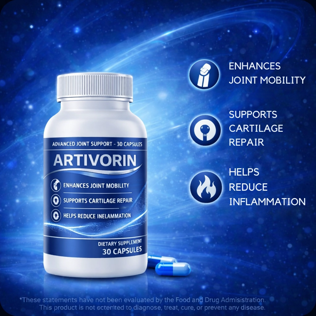 Technical chart presenting Artivorin joint flexibility improvements