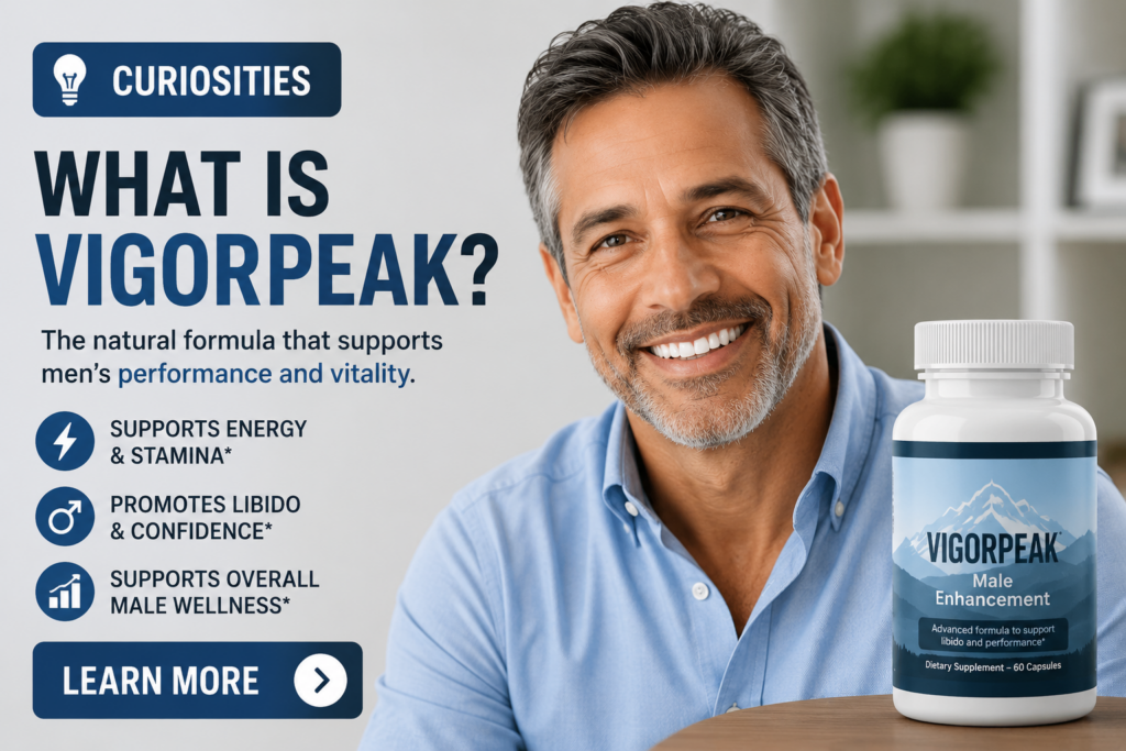 VigorPeak supplement bottles showcase on official review blog