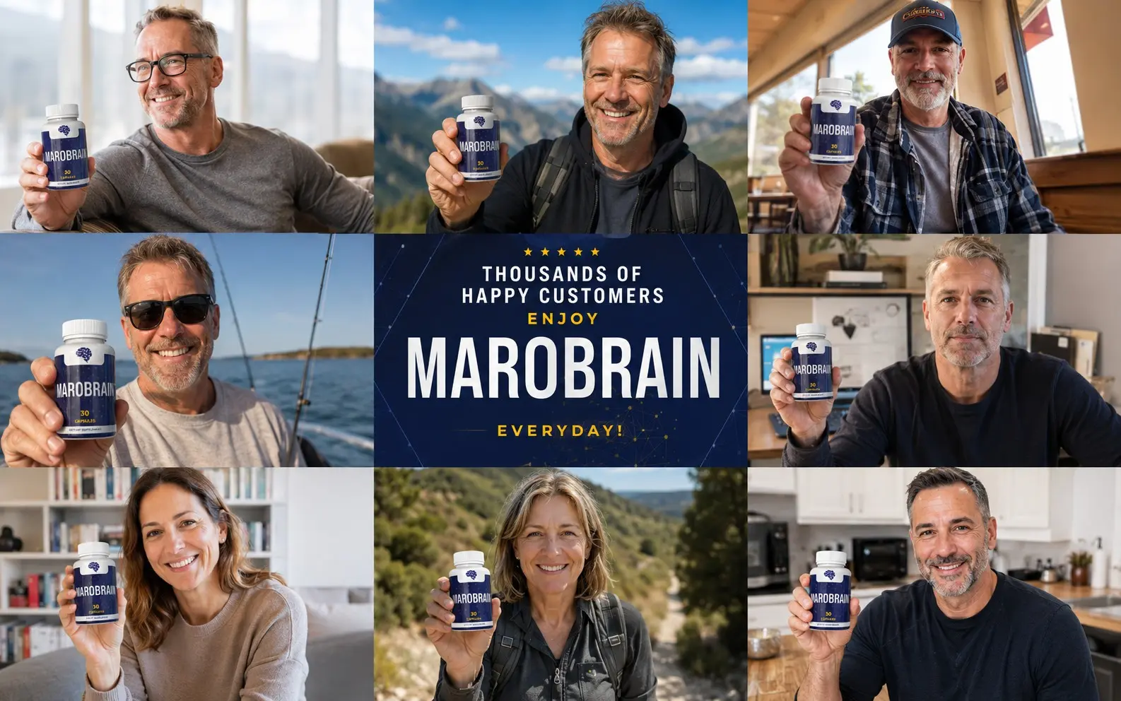 Technical chart presenting MaroBrain circulation and focus improvements